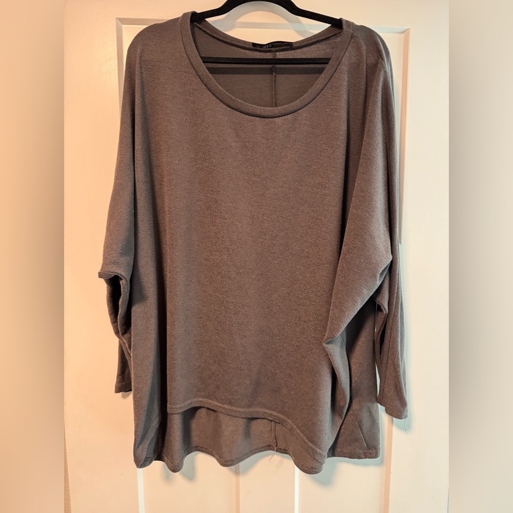 Zanzea Women's Charcoal Long Sleeve Top